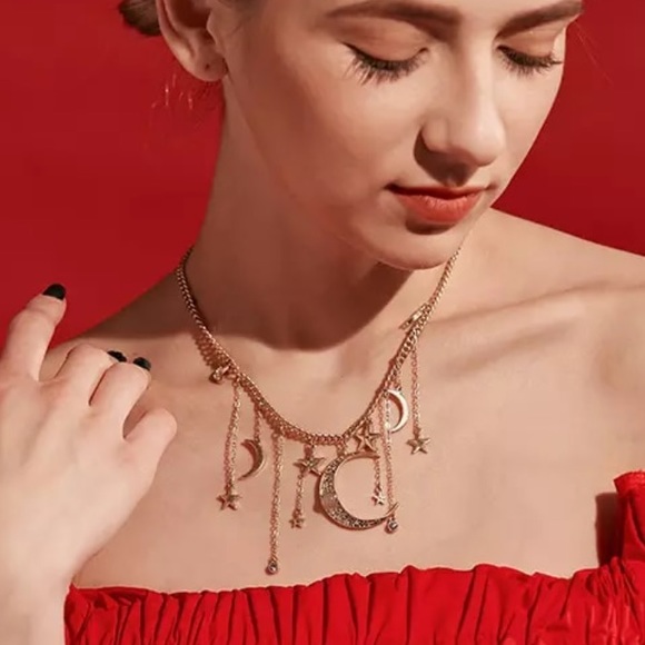 Moon & Star Necklace - Picture 5 of 6